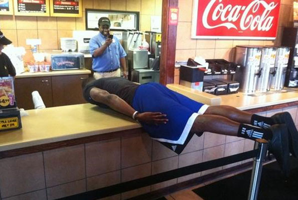 Dwight Howard of Orlando Magic Planking