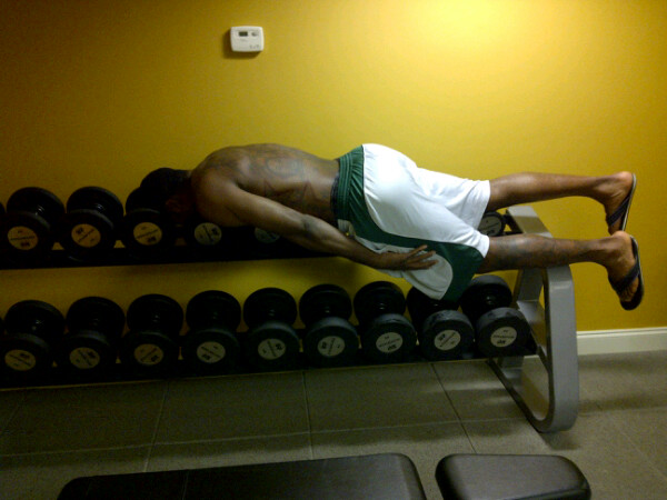 Dumbbell Planking