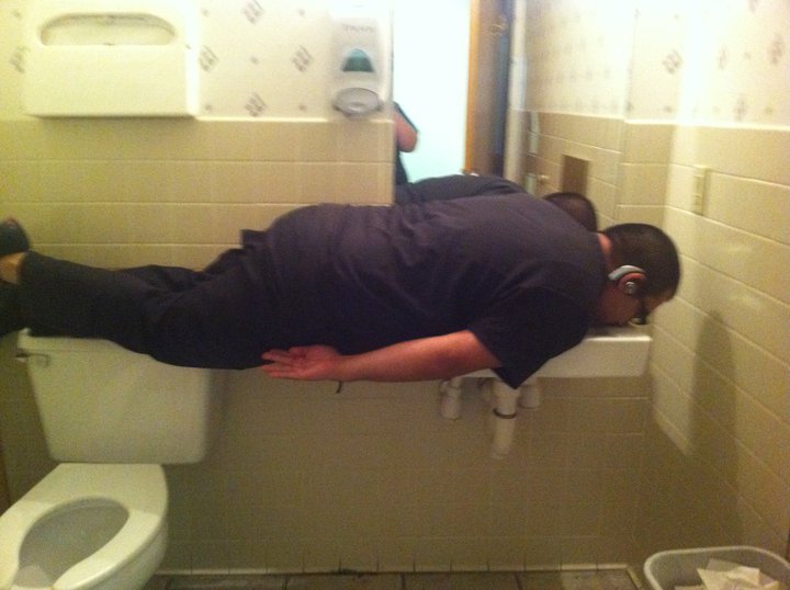 Bathroom Plank