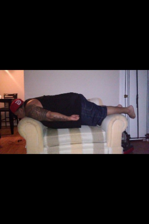 Big Boy Plank on a Chair