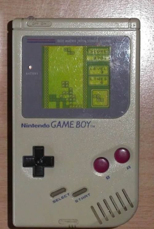 Tetris on GameBoy Advance with adult motives