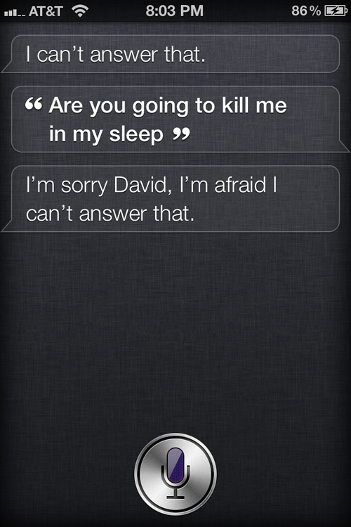 Weird Siri Response #14