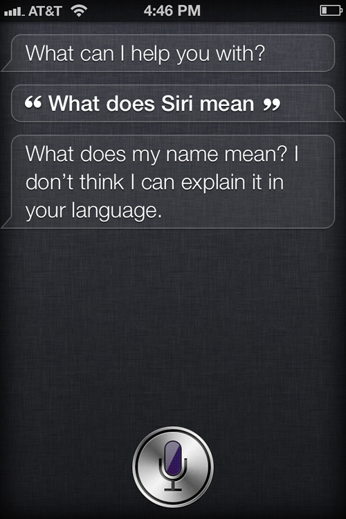 Weird Siri Response #21